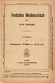 DEUTSCHES WOCHENSCHACH / 1908 vol 24, no 3
